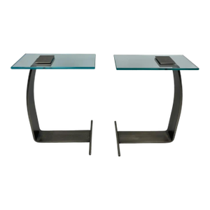 Pair Rick Berry Side Tables, Drink Tables From Design Institute of America