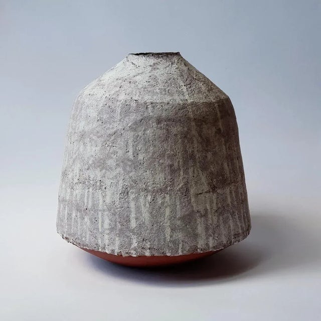 Not Yet Made - Made To Order Red Stoneware Pithos Vase by Elena Vasilantonaki For Sale - Image 5 of 9