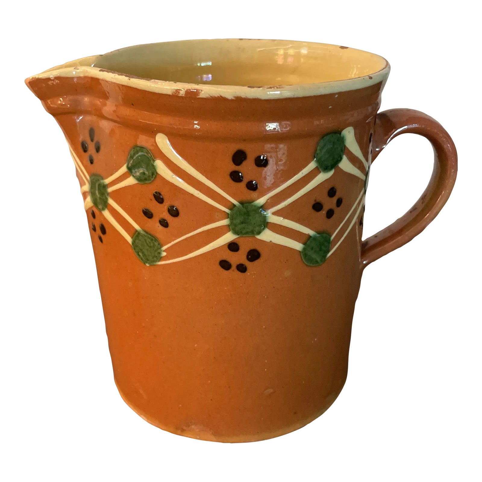 2000s Rustic Pottery Pitcher Chairish