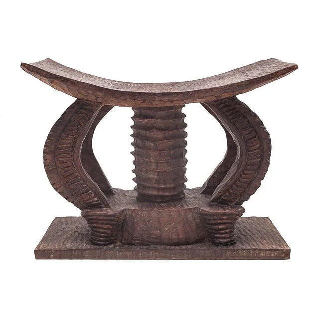 Ashanti Ceremonial Seat, 1950s For Sale - Image 9 of 9