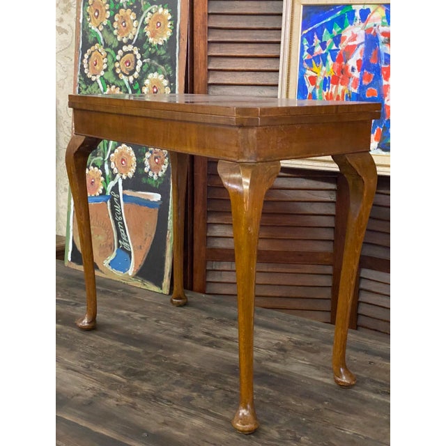 19th Century English Walnut Lift Top Game Table Chairish