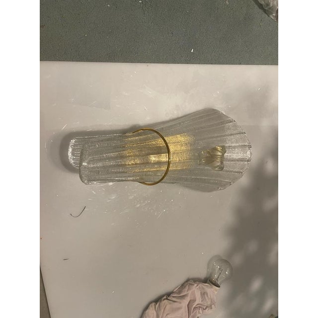 Large Venetian Murano Glass Sconces, 2006, Set of 3 For Sale - Image 6 of 14