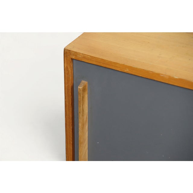 Vintage Wooden Buffet with Sliding Doors, 1960s For Sale - Image 18 of 18