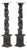 19th Century Chestnut Columns, Set of 2 For Sale