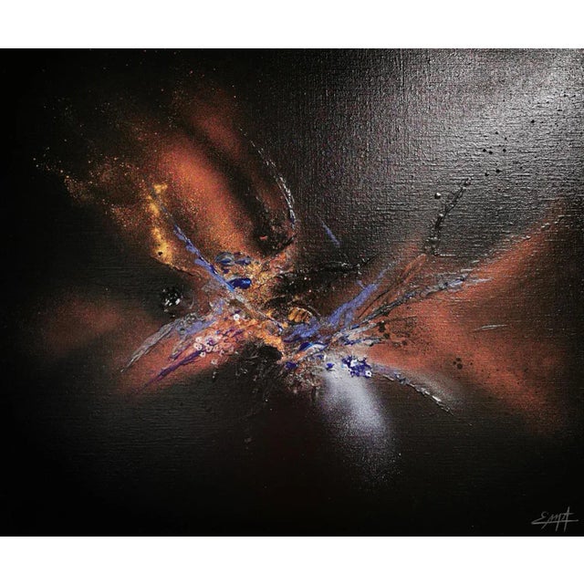 Elodie Dollat, Nébuleuse I, 2017, Acrylic on Canvas For Sale - Image 3 of 4