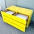 Wood Postmodern Yellow Gloss Laminate Waterfall Dresser For Sale - Image 7 of 7
