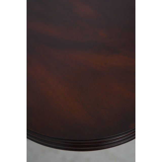 Maitland - Smith Maitland Smith Flame Mahogany Double Pedestal Dining Table For Sale - Image 4 of 18