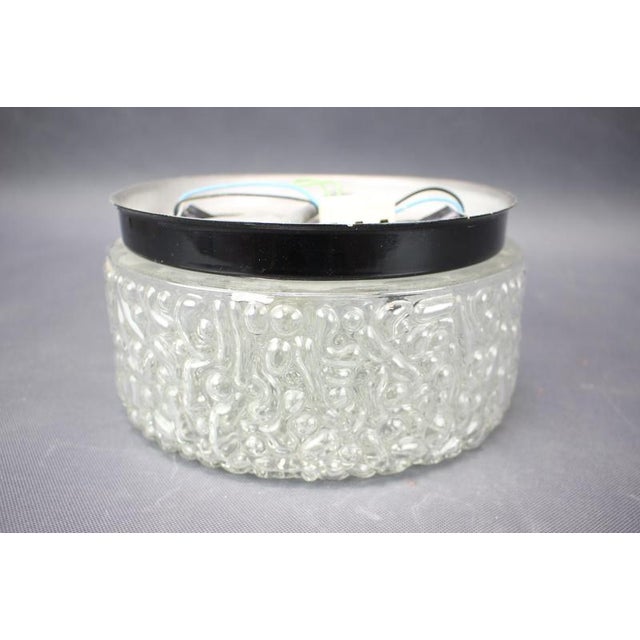 Mid-Century Bubble Glass Flush Mount, Czechoslovakia, 1960s. For Sale - Image 6 of 11