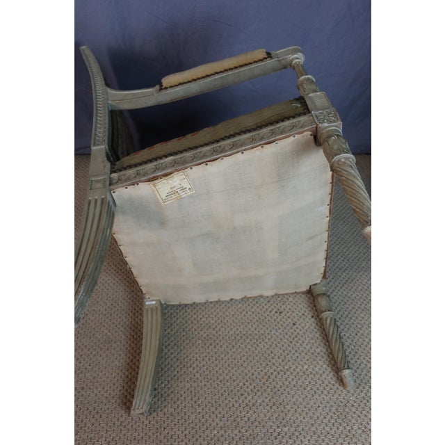 Directoire Armchairs in Wood, Set of 2 For Sale - Image 12 of 13
