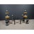 Pair of 19th-Century French Neoclassical Black and Gilt Chenets / Andirons For Sale In New York - Image 6 of 9