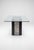 Metal Paul Evans Style Dining Table With Glass Top, 1975 C. For Sale - Image 7 of 9