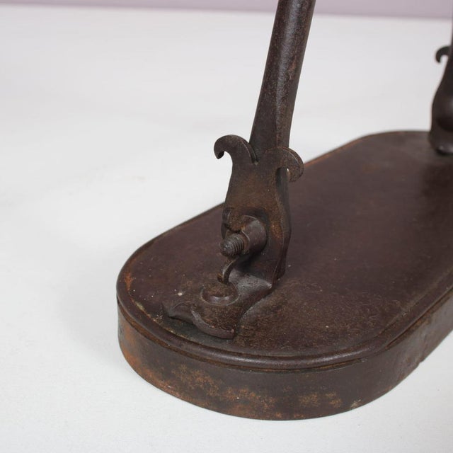 Brutalist Style Desk Lamp, Netherlands, 1950s For Sale - Image 11 of 16