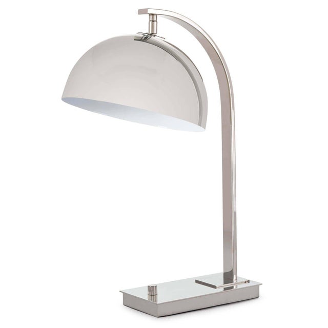 Not Yet Made - Made To Order Regina Andrew Otto Steel Desk Lamp, Polished Nickel For Sale - Image 5 of 8