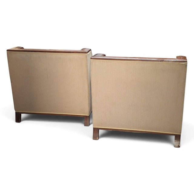 Art Deco Armchairs, 1930s, Set of 2 For Sale - Image 3 of 9