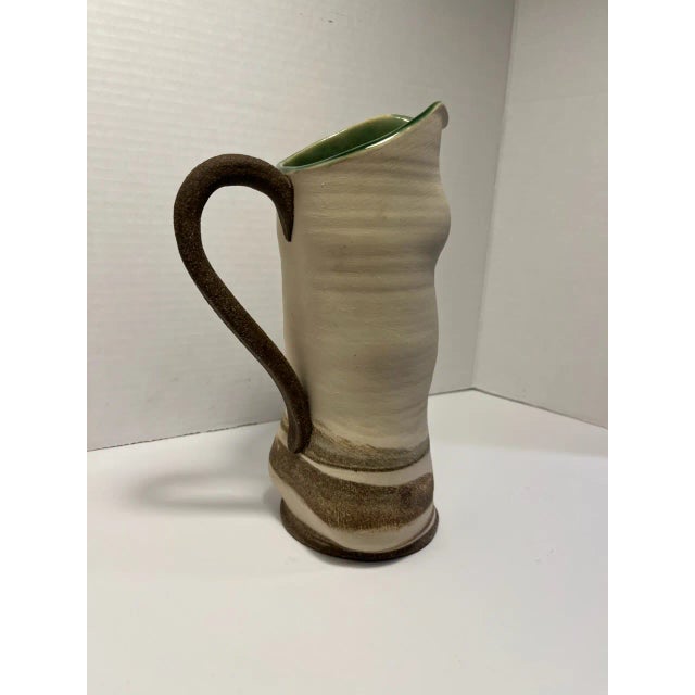 Expressionism Vintage Studio Art Pottery Woman Body Shape Pitcher by California Artist Sage Knight For Sale - Image 3 of 8