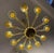 Amber and Emerald Chandelier with Twelve Arms in Hand Blown Glass, 1970s, Set of 2 For Sale - Image 10 of 14