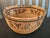 Vintage Native American Style Handwoven Coiled Basket With Geometric Design, C. 1960 For Sale - Image 9 of 12