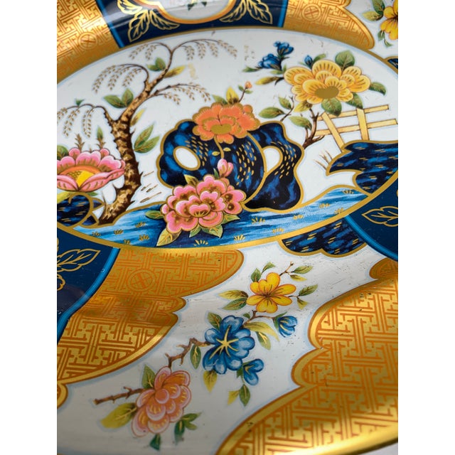 Midcentury Asian Chinoiserie Serving and Decor Tray For Sale - Image 11 of 11