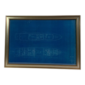 Original Yacht Blueprint P-201-2 by John Wells