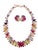 Bochic "Capri" Vintage Red Ruby & Yellow Sapphire Necklace Set in 18K & Silver For Sale - Image 12 of 18