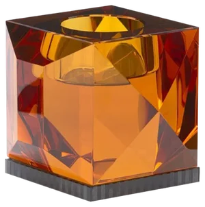 Ophelia Amber Crystal T-Light Holder by Reflections Copenhagen