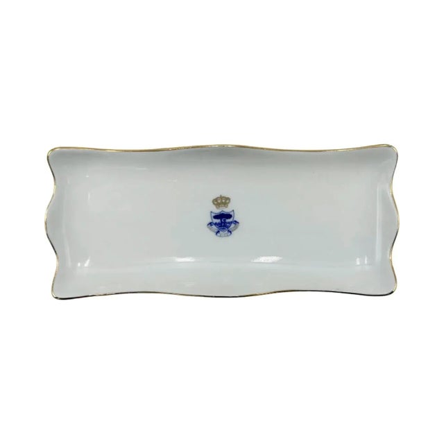 Vintage Hotel Ritz Madrid Spain Porcelain Ashtray Catchall Dish For Sale - Image 9 of 12