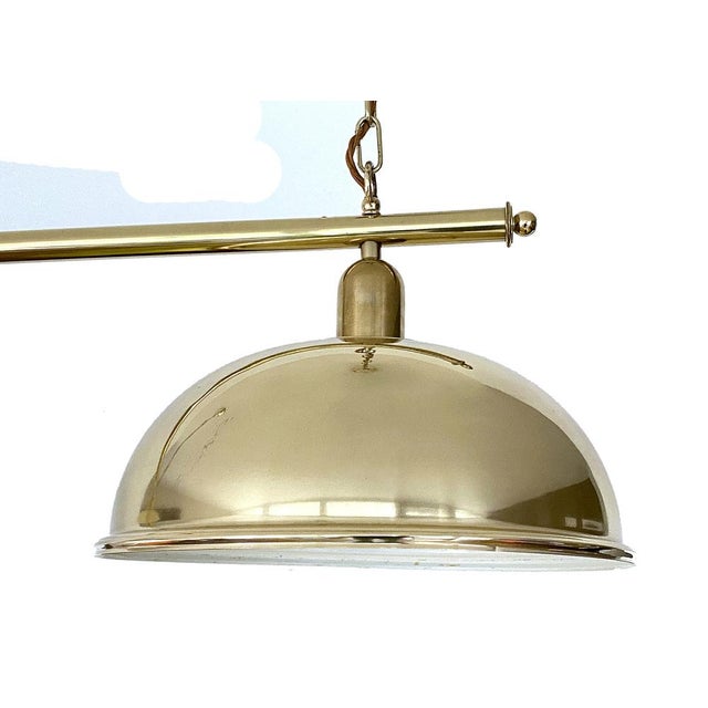 Large Vintage Pendant Light in Brass from Honsel, 1960s For Sale - Image 10 of 18