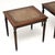 Wood Antique Mahogany Leather Top Nesting Coffee Table, 1930, Set of 3 For Sale - Image 7 of 11