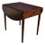 Henkel Harris Georgian Mahogany Drop-Leaf Pembroke Side Table For Sale