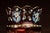 Glass Pair of 19th Century Bohemian Ruby Glass Mantle Lusters With Prisms For Sale - Image 7 of 10