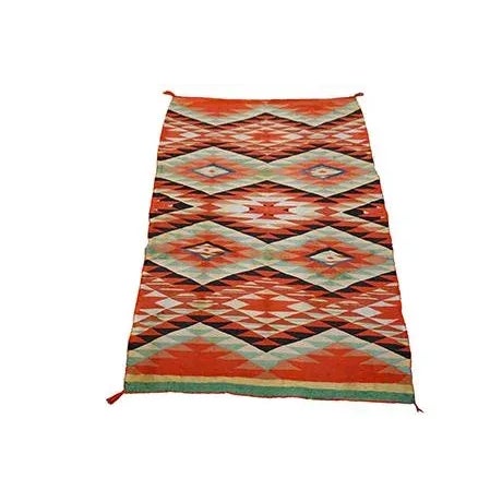 19th Century American Navajo Germantown Carpet 2' 9"x 3' 9" General Rug Type: North & South American Specific Rug Type:...