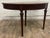 Late 20th Century Vintage Sheraton Style Mahogany Demilune Console Table Hall Table For Sale - Image 5 of 11