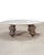 Mid 20th Century Bohemian Bronze Mace Finial Cocktail Table Carrara Marble Top For Sale - Image 5 of 18