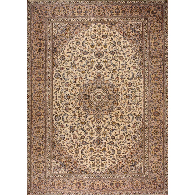 Middle Eastern Hand-Knotted Rug For Sale