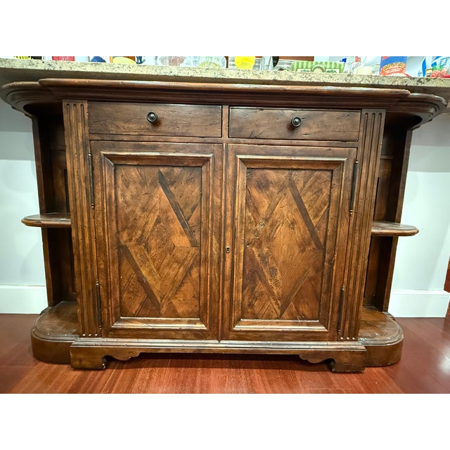 Theodore Alexander Theodore Alexander Wood Sideboard / Bar For Sale - Image 4 of 9