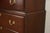 Harden Furniture Georgian Solid Mahogany Triple Chest-on-Chest Highboy Dresser For Sale - Image 12 of 17
