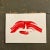 Paper Contemporary 6 Flying Red Lips Paintings -Set of 6 For Sale - Image 7 of 8