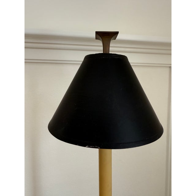 Hollywood Regency 1980s Brass Chapman Buffet Lamp For Sale - Image 3 of 3