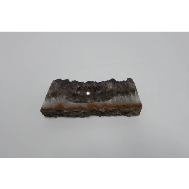 Purple Amethyst Natural Crystal Vessel Jewelry Dish For Sale - Image 12 of 12