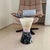 Black Side Table in Onyx and Marble by Forzini For Sale - Image 8 of 13