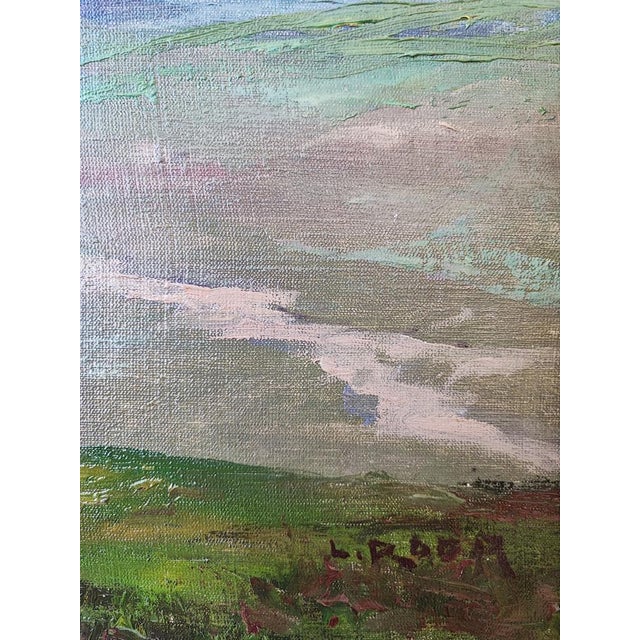 Modern Leonardo Roda, La Conca del Breuil, Oil on Canvas, Framed For Sale - Image 3 of 12