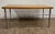 Vintage Danish Scandinavian Style MCM Dining Table Desk Console For Sale - Image 9 of 14