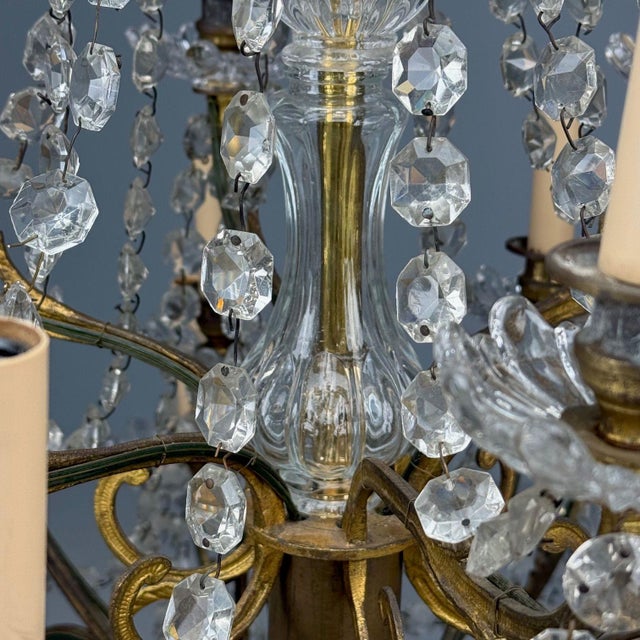 Louis XVI Style, Bronze, Crystal, Thirty-Light Chandelier, France, 19th/20th C. For Sale - Image 10 of 16