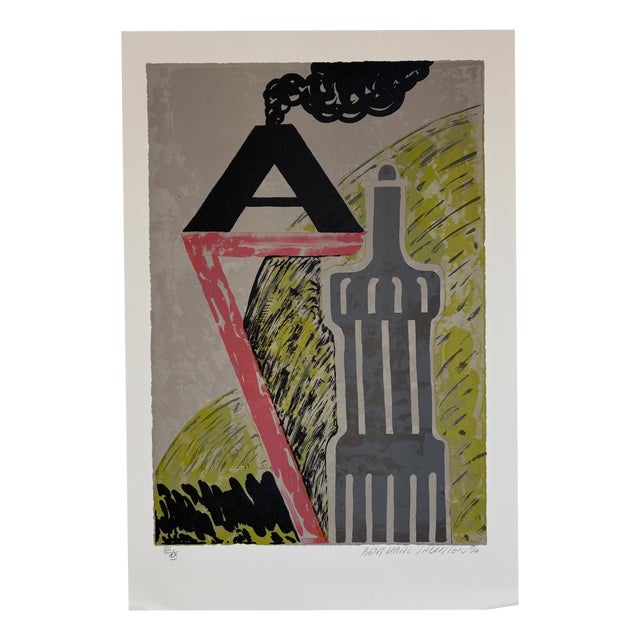 Bent Karl Jacobsen, A, 1996, Lithograph For Sale