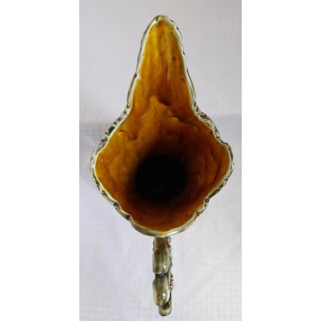 Large Italian Ornate Majolica Jug, 1960s For Sale - Image 10 of 11
