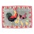 Cotton Persian Pictorial Rooster Bird Rug no. j4659 For Sale