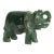 Jade Miniature Well-Carved Lucky Elephant Believed to Bring Happiness and Good Luck For Sale