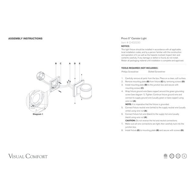 Modern Chapman & Myers for Visual Comfort Signature Provo 5" Canister Light in Antique-Burnished Brass For Sale - Image 3 of 12