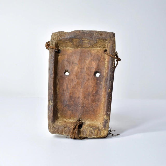 Early 20th Century Early 20th Century Lega Square Bearded Mask For Sale - Image 5 of 9