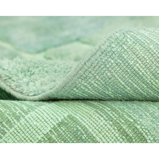 Textile Hand-Knotted Wool Rug by Azele Studio For Sale - Image 7 of 11